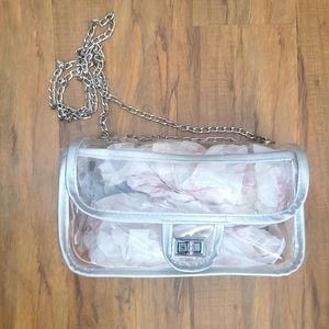 Stadium approved clear purse bag
